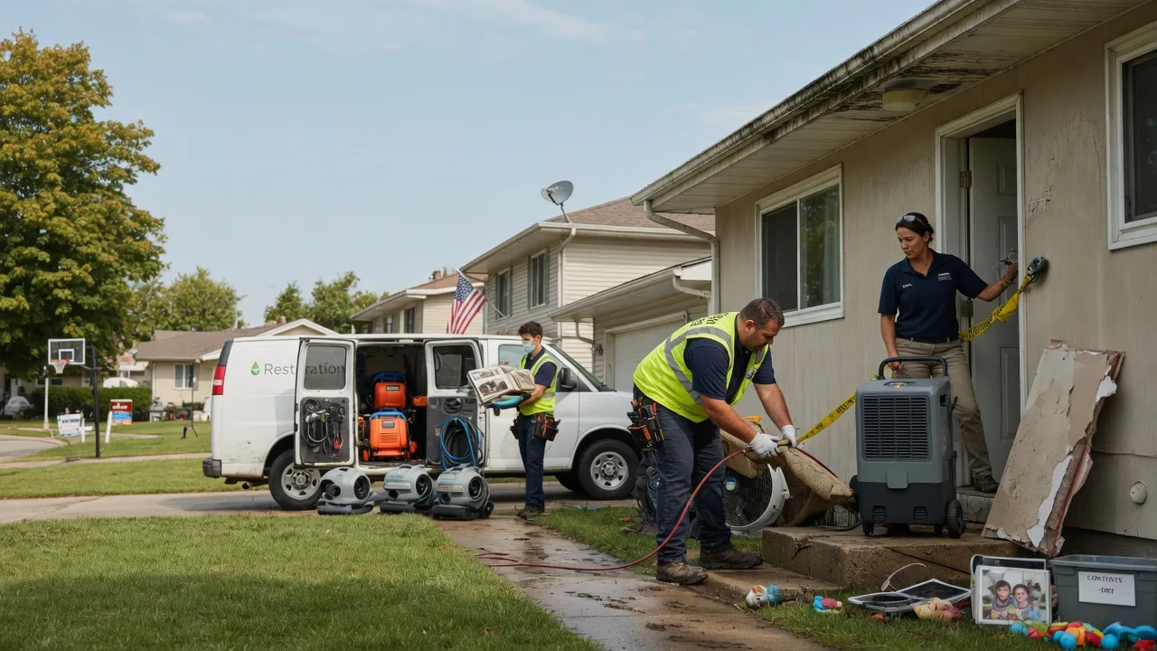 Water Damage Restoration in Waverly, IL near me
